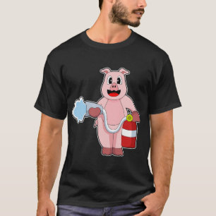 Camiseta Porco Bombeiro