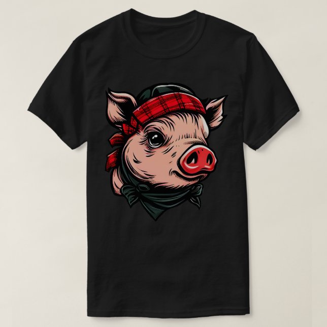 Camiseta Porco com ana (Frente do Design)