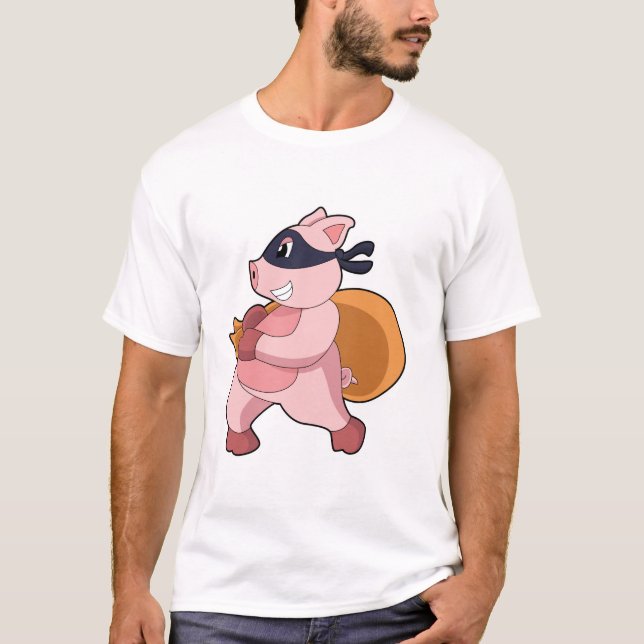 Camiseta Porco como Runner (Frente)