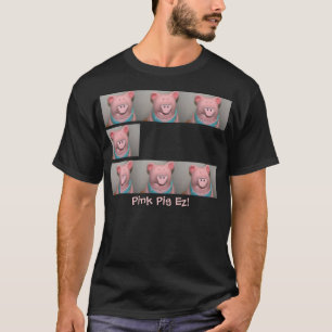 Camiseta Porco cor-de-rosa Ez!