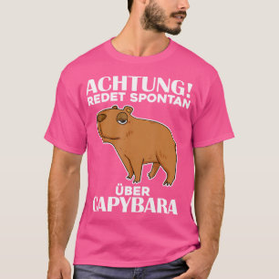 Camiseta Porco-d-água Capibara Sayings Capybara Say