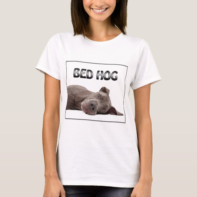 Camiseta Porco da cama de great dane (Frente)