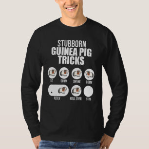 Camiseta Porco-da-índia Teimoso Faz Truques Animais Cavy Po