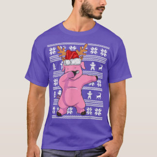 Camiseta Porco Dabbing Dab Dance Novelty4442