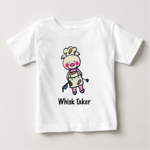 Camiseta Porco De Tomador De Whisk - Design De Chef Engraça