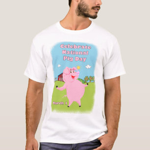 Camiseta Porco dia o 1º de março nacional