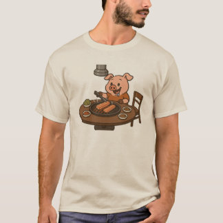 Camiseta Porco do churrasco