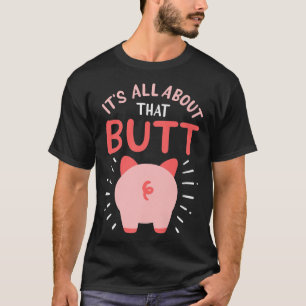 Camiseta Porco Do Farmer De Porcos Mostra Esse Bumbum Premi