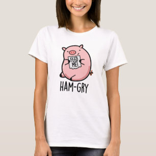 Camiseta Porco Engraçado, Furioso, com fome