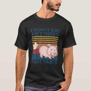 Camiseta Porco Engraçado Não Como Nada Que Farta