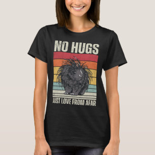 Camiseta Porco-espinho Engraçado, Sem Abraços, Porco-espinh