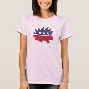 Camiseta Porco-espinho Libertário - -