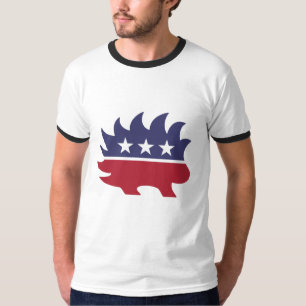 Camiseta Porco-espinho Libertário - -