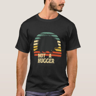 Camiseta Porco-Espinho Preto Não É Abraçador 