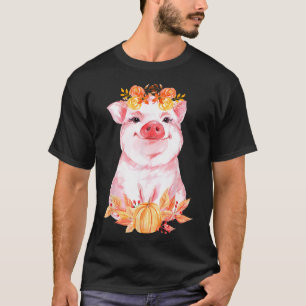 Camiseta Porco Feliz, Porco Fritual, outono, Fazendas