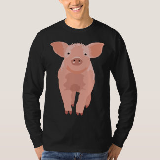 Camiseta porco fofo