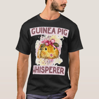 Camiseta Porco-guincho dono de um animal de estimação Guiné