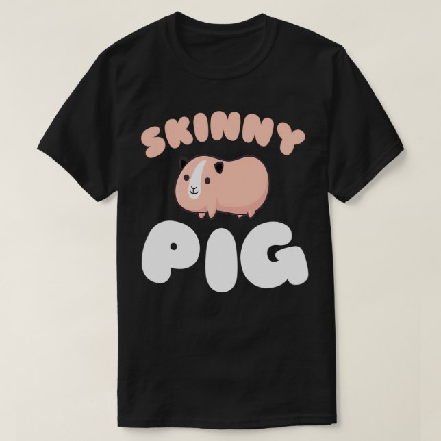 Camiseta Porco-guincho magro (3) (Frente do Design)