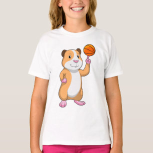 Camiseta Porco-guineense como jogador de basquetebol.pn
