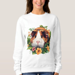 Camiseta Porco-guineense entre flores