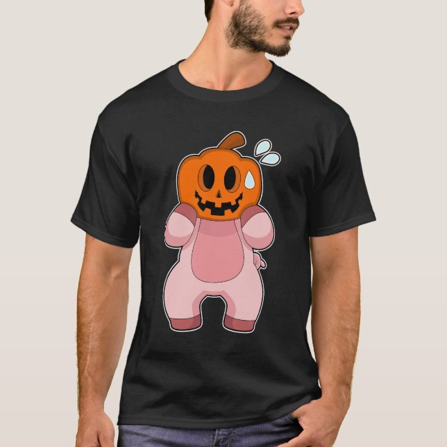 Camiseta Porco Halloween (Frente)