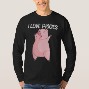 Camiseta Porco legal Para Homens Porquinhos Porquinhos
