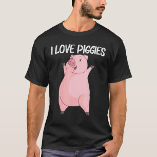 Camiseta Porco legal Para Homens Porquinhos Porquinhos