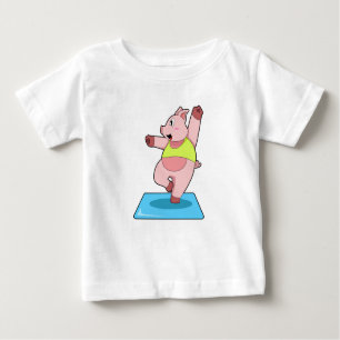 Camiseta Porco na Malhação de Yoga