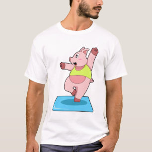 Camiseta Porco na Malhação de Yoga