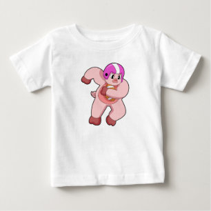 Camiseta Porco no futebol