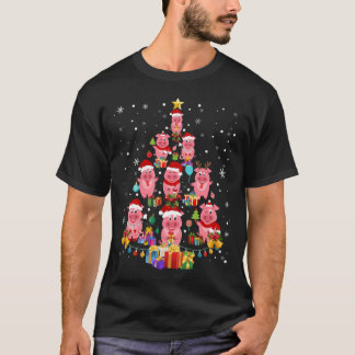 Camiseta Porco Ornament Decoração da Árvore de Natal Pigma