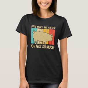 Camiseta Porco Para Homens Mulheres Bacon Animal Suíno Faze