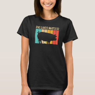 Camiseta Porco Para Homens Porco Explorador De Fazendas