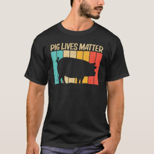 Camiseta Porco Para Homens Porco Explorador De Fazendas