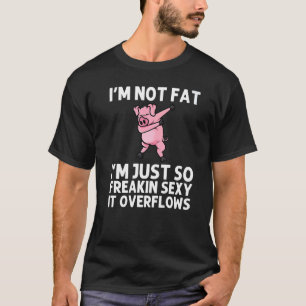 Camiseta Porco Para Homens Porco Porquinho Fazenda