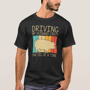 Camiseta Porco Para Mulheres Mãe Bacon Animal Suíno Fazend