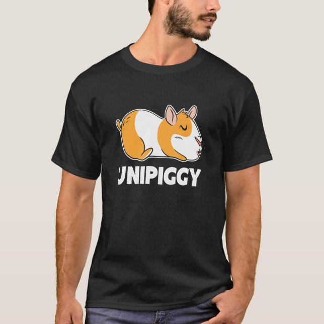 Camiseta Porco Pet Cavy, Proprietário do Porco-Gráfico Unip (Frente)