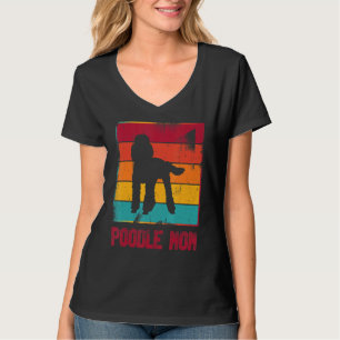 Camiseta Porco Retro Mãe Proprietária Mãe Pet Mama Cachorro