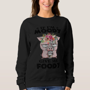 Camiseta Porco Se Estou Mal-Humorado Me Dê Comida Porquinho
