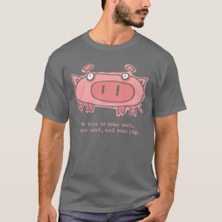 Camiseta Porco verdadeiro