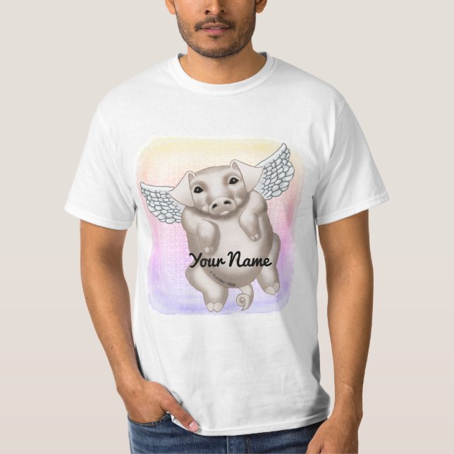 Camiseta Porco voador (Frente)