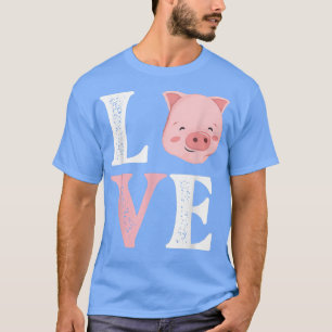 Camiseta Porcos do Amor Fazenda do Agricultor de Porcos do