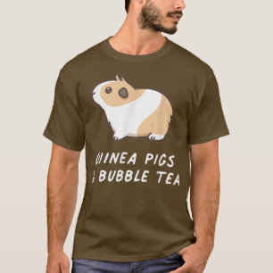 Camiseta Porcos e bolhas de guincho Rodent Pet Kawaii Lover