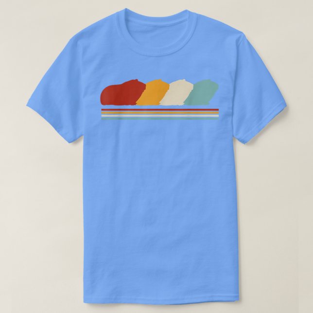 Camiseta Porcos-guineenses Retro Guiné Pig 5150 (Frente do Design)