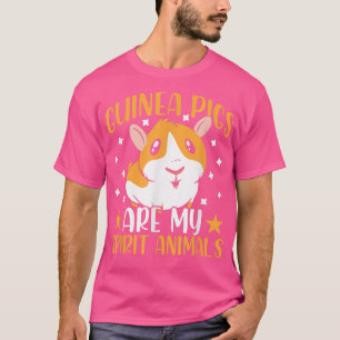Camiseta Porcos-guineis São Os Meus Animais Espirituosos Pe