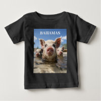 Porcos Nadadores das Bahamas - Aventura na Praia d