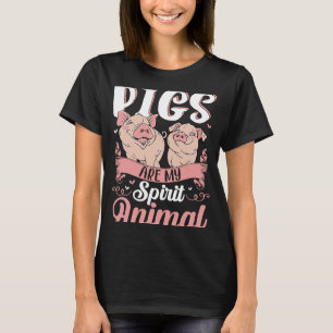 Camiseta Porcos São Minhas Garotas De Fazenda De Suíno.