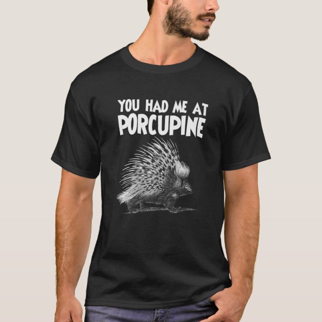 Camiseta Porcupine Excelente Sharp Hugger Cuddle 2 (Frente)