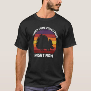 Camiseta Porcupine Hugger Designs Para Hedgehog Porcupine F