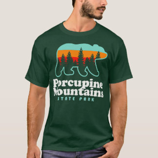 Camiseta Porcupine Monta o Urso de Caça do Michigan